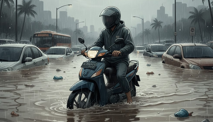 Berkendara Saat Banjir