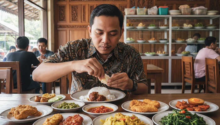 makan pakai tangan
