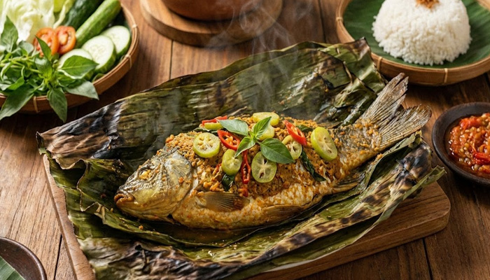 Pepes Ikan Mas Belimbing Wuluh