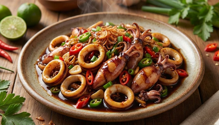 Cumi kecap pedas manis