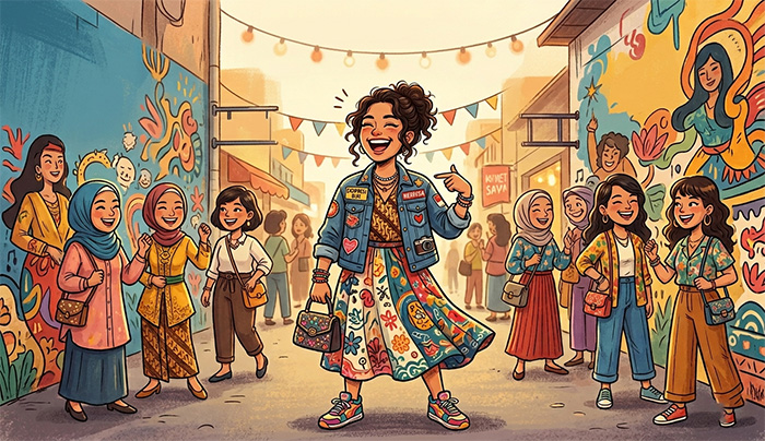 Busana Menjadi Bahasa Ekspresi Diri Perempuan