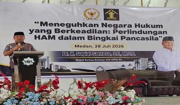 Kementerian Hukum dan Komisi XIII DPR RI Gelar Sosialisasi Hukum di UIN Sumatera Utara, Tegaskan Bahaya Main Hakim Sendiri