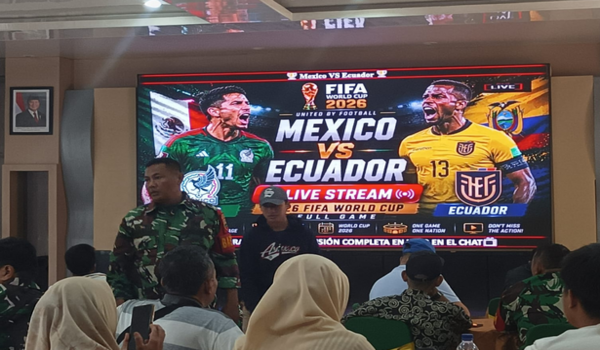 TNI AD Ajak Masyarakat Nobar Piala Dunia 2026