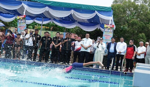 Bupati Deli Serdang Minta Seluruh Klub Akuatik Data Atlet, Kolam Renang Digratiskan