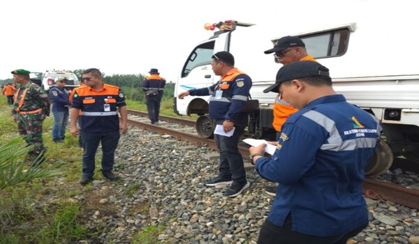 KAI Sumut dan BTP Medan Pantau Kondisi Jalur KA Rantauprapat Baru - Aek Nabara