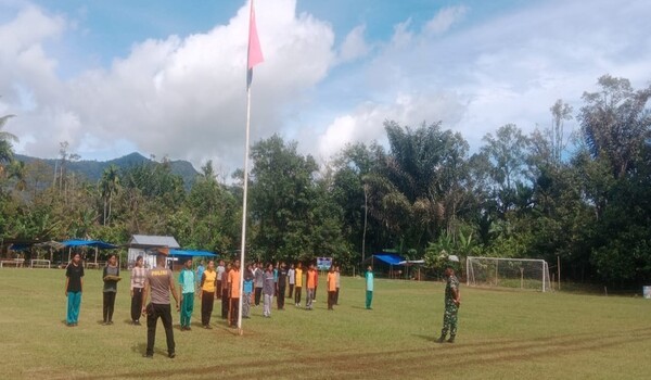 42 Paskibra dari SMPN 1 Silima Pungga-Pungga Ditempa, Bentuk Formasi “RI-81” Jadi Fokus Latihan