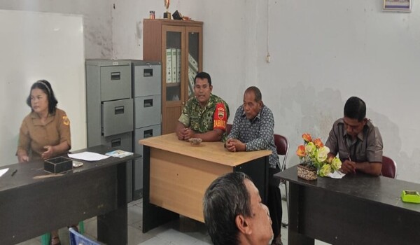 Babinsa Hadir di Musdes RKP Desa Sambaliang, Usulan Pembangunan dan Penanganan Stunting Jadi Prioritas