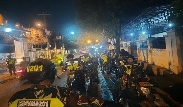 Serma Semiawan dan Serda J. Saragih Patroli Motoris, Jaga Kondusivitas Wilayah kota Medan