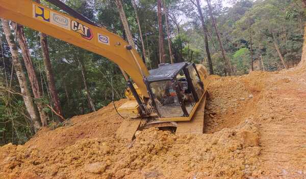 Hari ke-14 TMMD, Satgas Kodim 0206/Dairi Terus Percepat Pembukaan Jalan Menuju Sibongkaras
