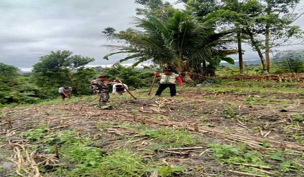 TMMD ke-130 Kodim 0206/Dairi Dukung Pengembangan Pertanian di Desa Silima Kuta