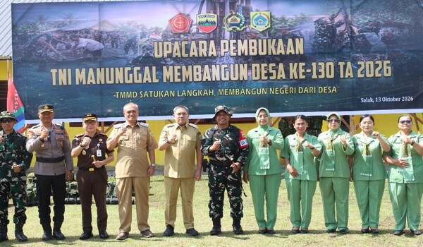 TMMD ke-130 Hadirkan Akses Jalan Baru untuk Masyarakat Desa Sibongkaras