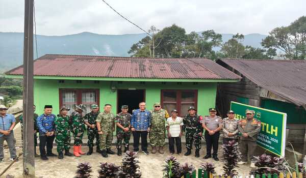 Lima Rumah Tak Layak Huni Kini Rampung 100 Persen, Brigjen TNI Franky Jan Hardy Watuseke Turun ke Kuta Tinggi