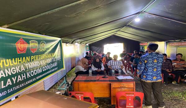 Ternak Jadi Sorotan, TMMD ke-130 Kodim 0206/Dairi Dorong Peternakan Desa Lebih Produktif, Limbah