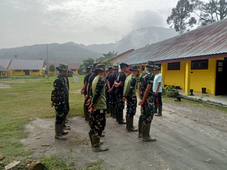 Apel Pagi Satgas TMMD ke-130 Kodim 0206/Dairi, Kesiapan Personel Jadi Kunci Tuntaskan Sasaran Pembangunan