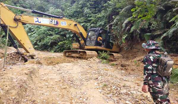 Selangkah Lebih Dekat, Satgas TMMD Ke-130 Kodim 0206/Dairi Tuntaskan Galian Pondasi Plat Beton