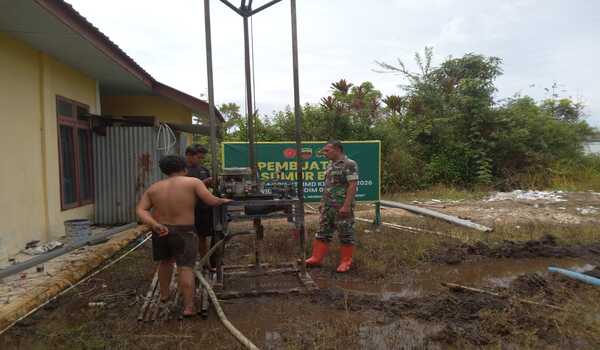 Sudah Tembus 50 Meter, Satgas TMMD Kodim 0206/Dairi Berjuang Hadirkan Air Bersih